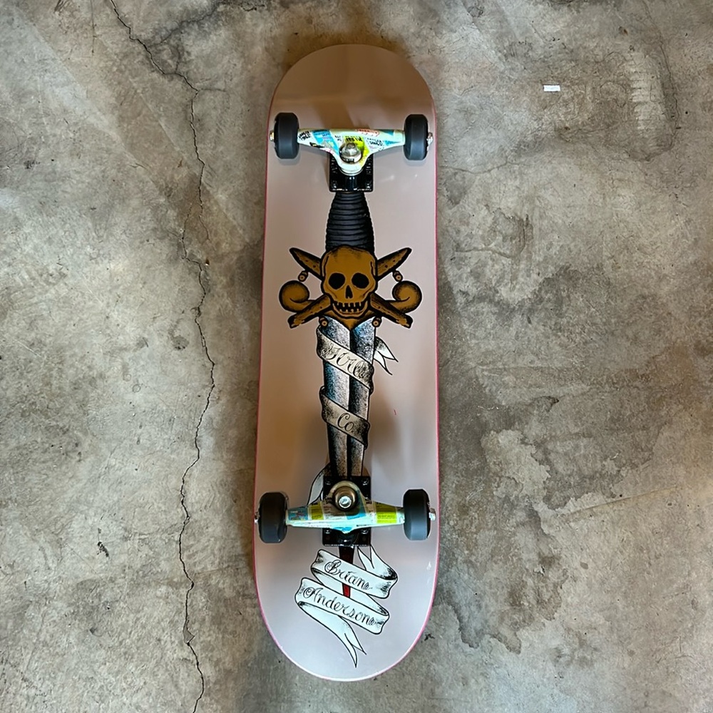 NWT Brian Anderson rare collectible complete skateboard